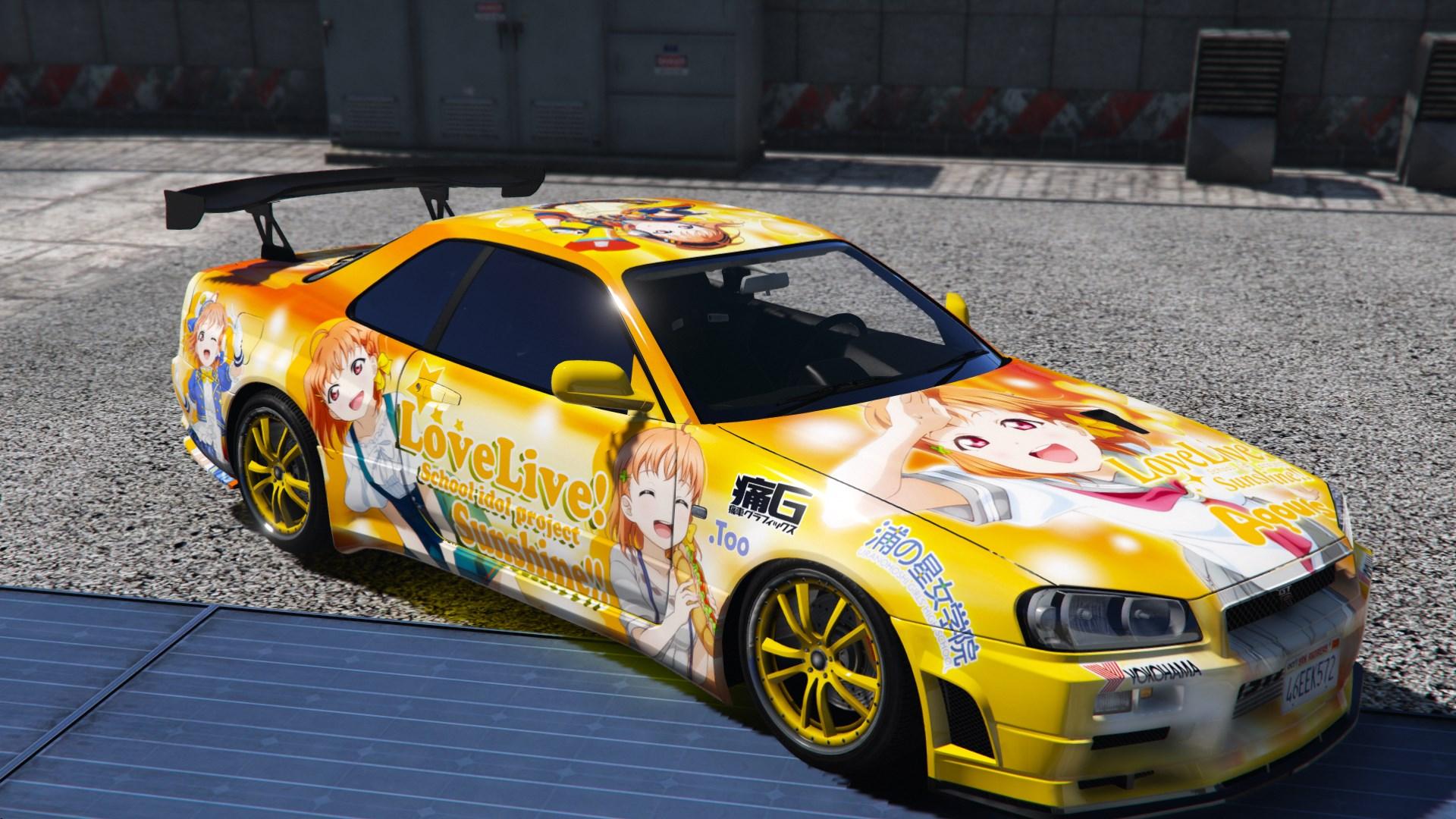 Nissan gtr itasha